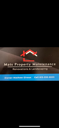 Property maintenance 