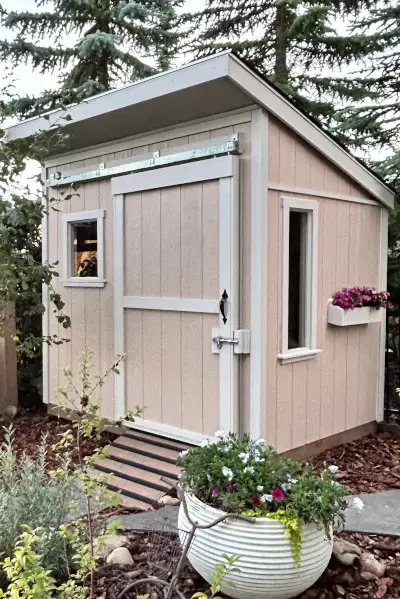 Ready to build the shed or backyard studio you need! The photos show examples of previous work.