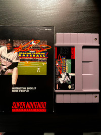 Ken Griffey Jr. Major League Baseball Super Nintendo SNES