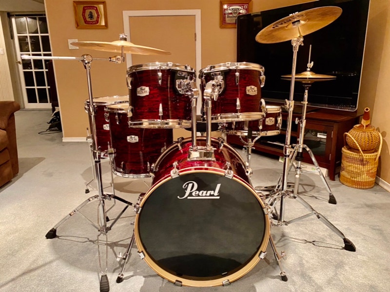 PEARL EXR 6 PC DRUM KIT (DOUBLE FLOOR TOMS) Drums & Percussion City