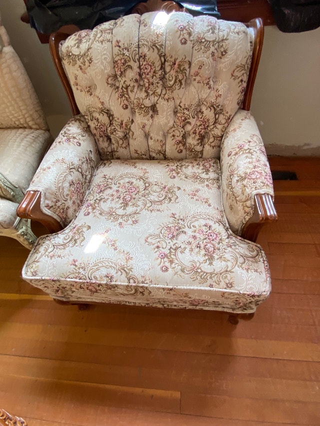 Vintage French Provincial Couch and Chair Couches & Futons