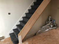 Tapis pour escalies incluant l'installation