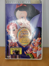 Factory Sealed Snow White 2001 Platinum Edition VHS
