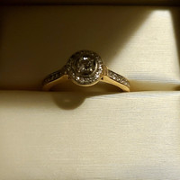 14k Gold Diamond Ring