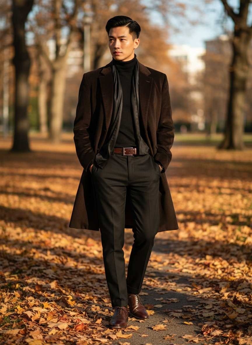 Hugo Boss, Vintage x 90s Hugo Boss Stratus Men’s Brown Long Coat