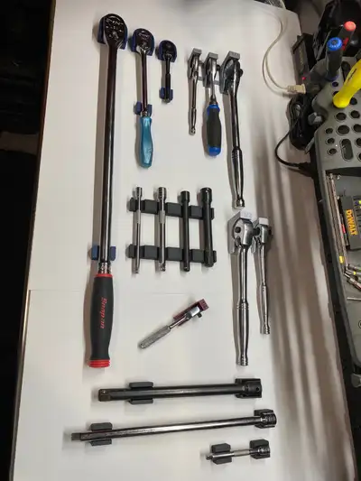 Ratchet & extension TOOL HOLDERS 1/4…3/8…1/2, View more