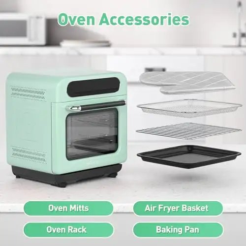 Compact 13 Qt Convection Air Fryer & Steam Oven – Multifunctiona in Heaters, Humidifiers & Dehumidifiers in Mississauga / Peel Region - Image 6