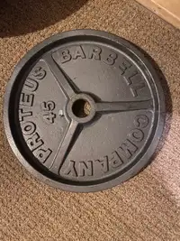 Barbell plate 