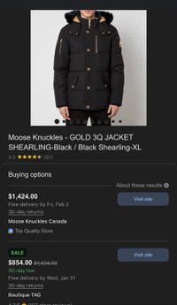 Moose Knuckels Jacket 