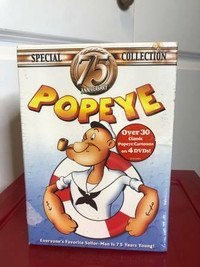 Popeye: Special 75th Anniversary Collection (DVD) Sealed New