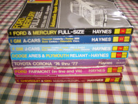 Haynes Auto Service Manuals
