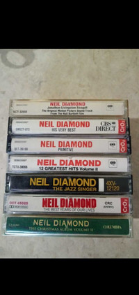 7x Neil Diamond ORIGINAUX comme NEUVES $40.