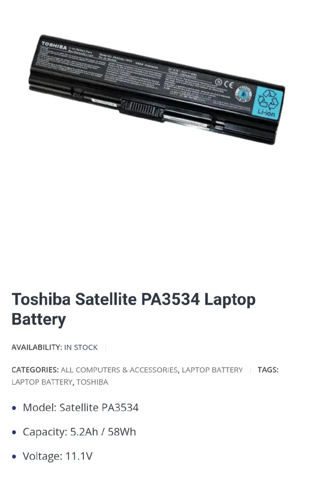 Rechargeable Batteries for Toshiba/Razer/Sony/Samsung/Clevo in Laptop Accessories in Oshawa / Durham Region - Image 3