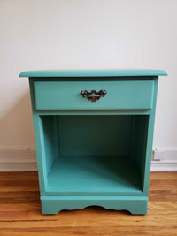 Beautiful Refinished Solid Wood Lunar Tides Vintage Nightstand 