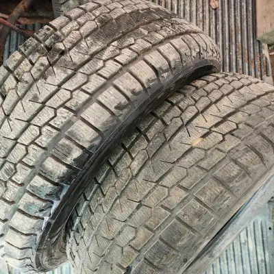 Two Yokohama 255/60R18 tires in new condition asking $150.00 feel free to reach out 705-918-9336