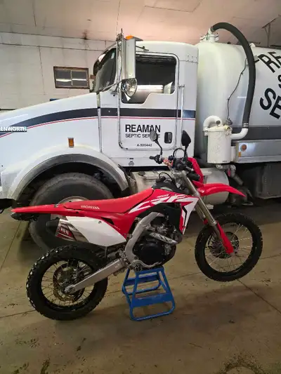 2019 CRF450L Street legal/blue plated Yoshi RS4 exhaust Factory Enduro setup D.I.D dirtstar wheels T...