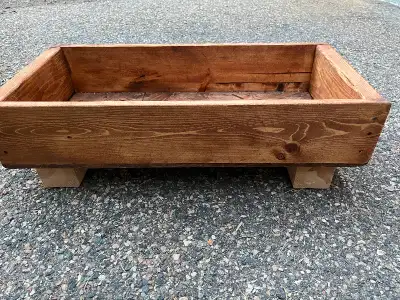 Wooden planter box for flowers /herbs