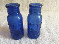 Vintage Collectible Embossed (Small) Bromo-Seltzer Bottles
