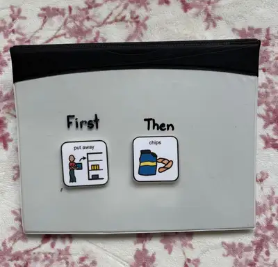 First–Then Visual – Special Education (Like New), View more