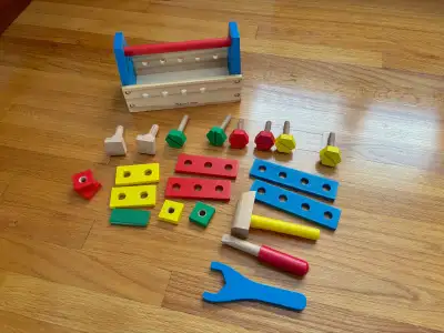 Melissa and Doug Wooden Tool Box Kit, View more