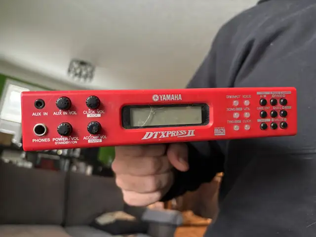 Yamaha DTXpress II Drum brain with power supply 64578937532673120