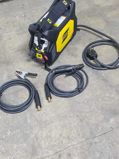 ESAB Renegade ES 300i is a powerful, portable lightweight tig and stick welder. 230 - 460 Volts, Sin...