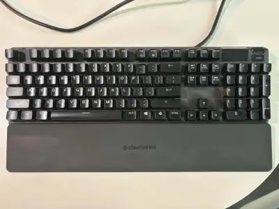 SteelSeries Apex Pro Mechanical Gaming Keyboard – RGB OLED, View more