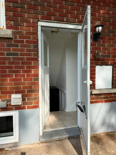 Looking for quiet professionals or students for this freshly painted 2 bed, 1 bath private basement,...