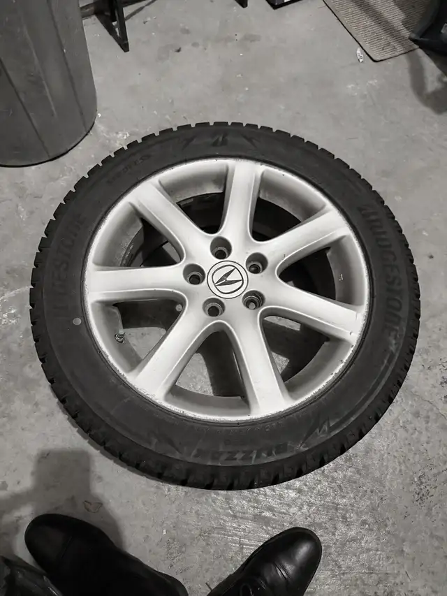 225/50 R17 Bridgestone Blizzak Winter Tires on Acura Tsx Rims in Cars & Trucks in Mississauga / Peel Region - Image 8