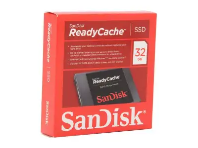 New SanDisk SSD ReadyCache - Turn HDD to SSD, View more