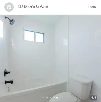 beautiful appartement 2 bedroom +kitchen +balcony is available from 28/02 Adresse :142 morris street...