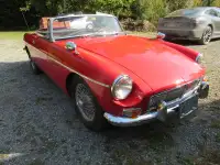 1965 Little Red "Pull handle" MGB Roadster