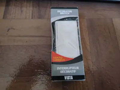 Vista Electrical Lighted Decorator Switch, View more