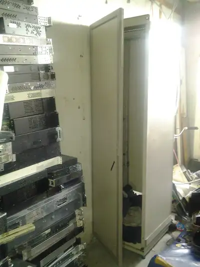 network and server cabinets $100 $150 and $250   pdu apc ups etc, View more