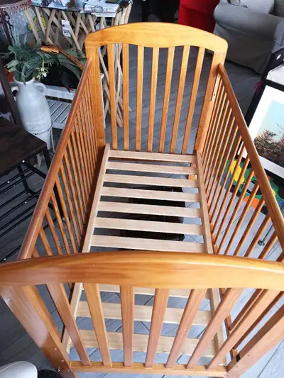 Wooden Crib solid wood (with mattress), View more