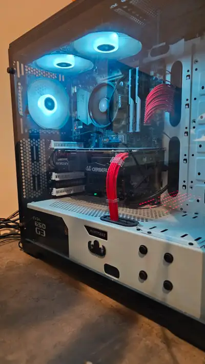 Gaming/ Media PC - 1070TI Ryzen 5 2600 650PSU B450 Tomahawk Mobo, View more