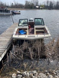 18 ft crew , 90 Evinrude and Trailer $3500 
