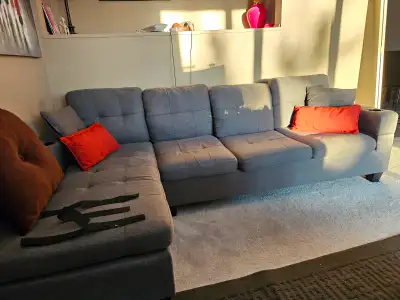 New couch 2 years old Clean house, View more