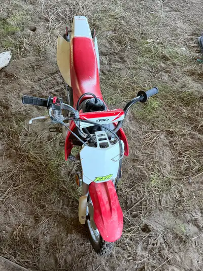 If you went the package will sell for $3800 if separate prices below 2017 SX65 2 stoke dirtbike. Lot...