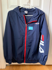 FILA Boys Hooded Spring Jacket Size 18/20 (XL), new condition