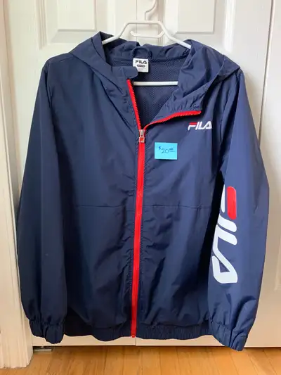 FILA Boys Hooded Spring Jacket Size 18/20 (XL), new condition, View more