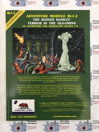 RPG: The Ruined Hamlet/Terror in the Gloaming - Barrataria Games, View more