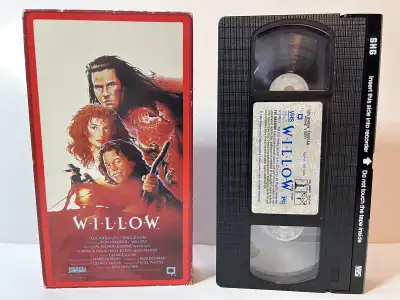 Willow (VHS, 1988) Val Kilmer, Warwick Davis, George lucas. $5 Shipping available