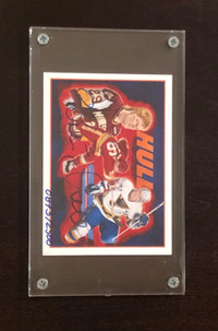 Brett Hull Autographed Hockey Card Limited Edition