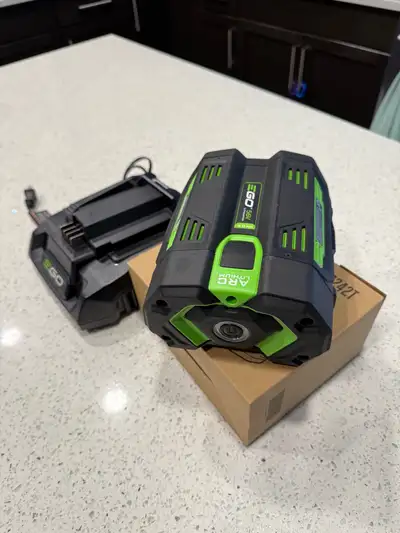 Brand New in Box Never Used Ego 56V 4.0 AH Battery - BA2242T Retail - $325 Power+ 320W Battery Charg...