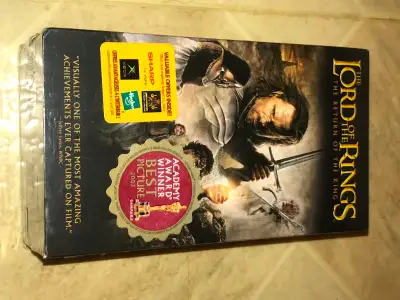 Lord of the Rings VHS Return of the King New Sealed Hype Sticker, View more