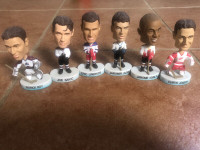 2001/02 Upper Deck Playmakers Lot Of 6 Different Bobbleheads