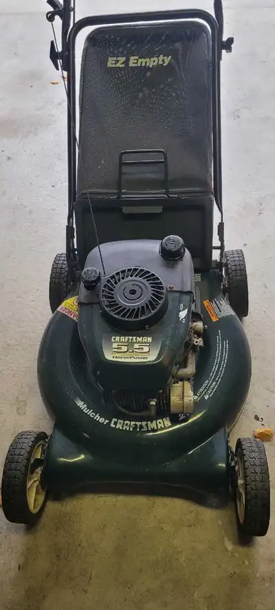 Craftsman Lawnmower with bag, View more