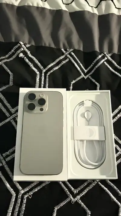 Selling my iPhone 16 Pro 128GB in Titanium. The phone is in excellent condition and comes protected...