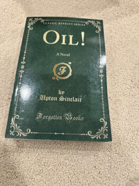 Oil! By Upton Sinclair - large trade paperback - like new!